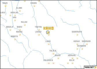 map of Kaiko