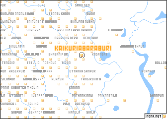 map of Kāikuria Bāraburi