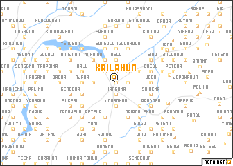 map of Kailahun