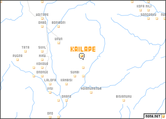 map of Kailape