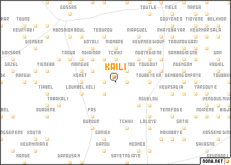 map of Kaili