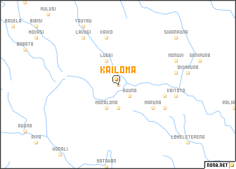 map of Kailoma