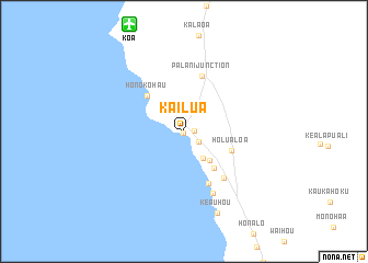 map of Kailua