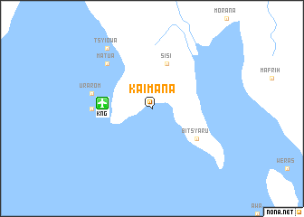 map of Kaimana