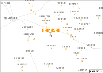 map of Kaimāsar