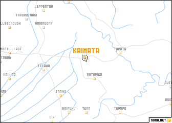 map of Kaimata