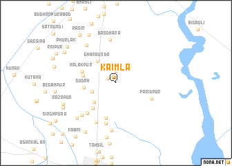 map of Kaimla