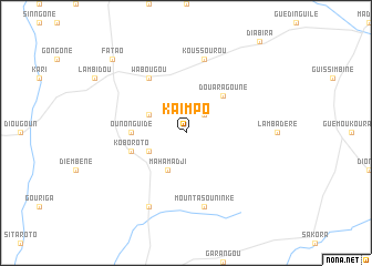 map of Kaïmpo