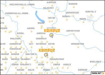 map of Kaimpur