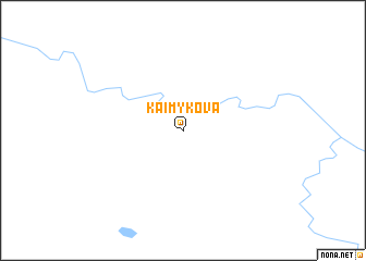 map of Kaimykova