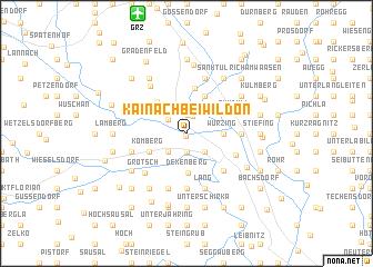 map of Kainach bei Wildon