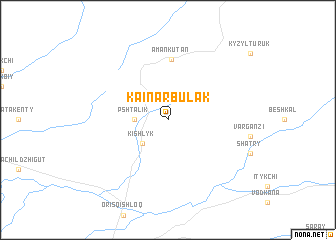 map of Kainar-Bulak