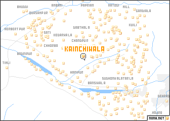 map of Kainchīwāla