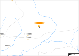 map of Kaindy