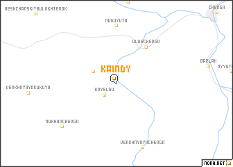 map of Kaindy