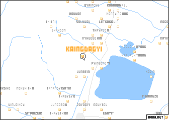 map of Kaingdagyi