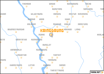 map of Kaingdaung