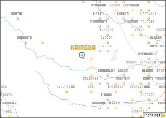 map of Kaingda