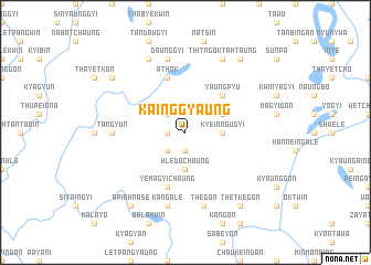 map of Kainggyaung