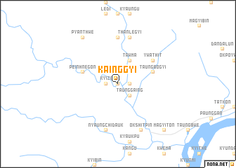 map of Kainggyi