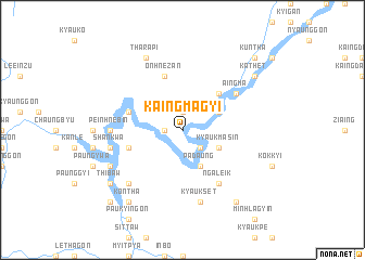 map of Kaingmagyi