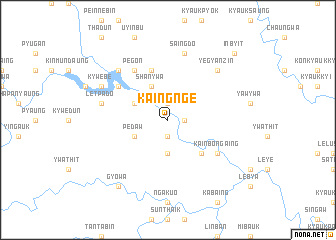 map of Kaingnge