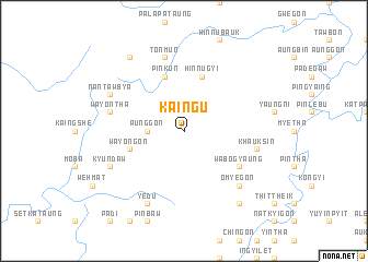 map of Kaing-u