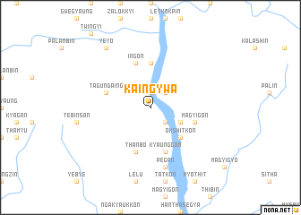 map of Kaingywa