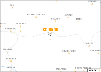 map of Kainsar