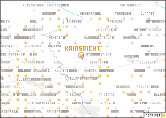 map of Kainsricht