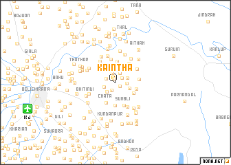 map of Kaintha