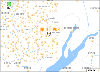 map of Kainthpur