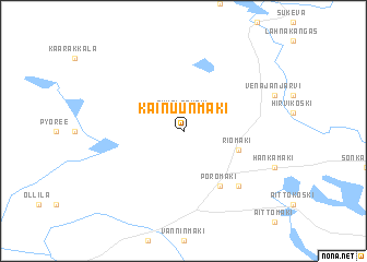 map of Kainuunmäki