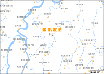 map of Kainyabiri