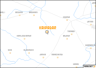 map of Kāipadar