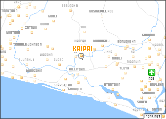 map of Kaipai