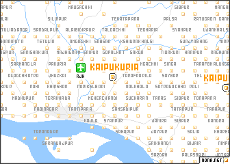 map of Kaipukuria