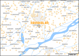 map of Kaira Kalān