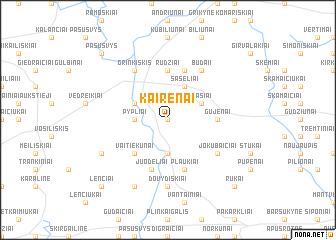 map of Kairėnai