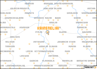 map of Kairėnėliai