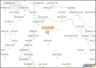 map of Kairiai