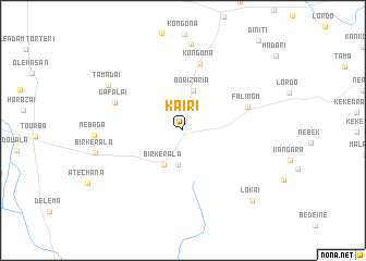 map of Kaïri