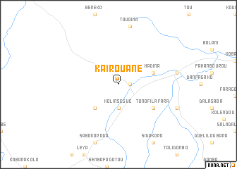 map of Kairouane