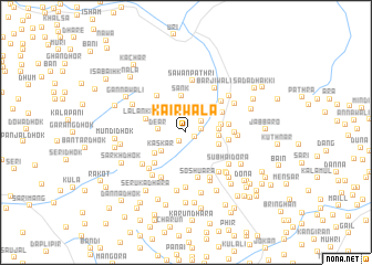 map of Kāirwāla