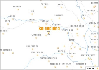 map of Kaisarianá