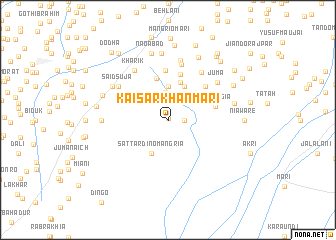 map of Kaisar Khān Mari