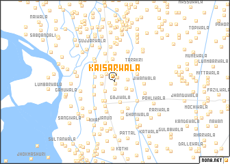 map of Kaisarwāla