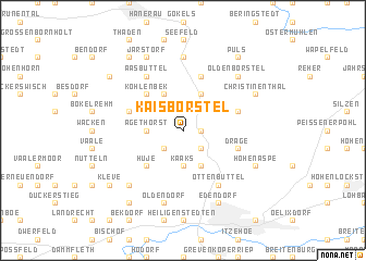 map of Kaisborstel