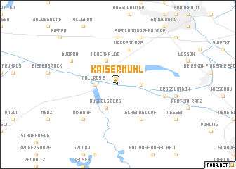 map of Kaisermühl