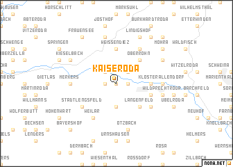 map of Kaiseroda